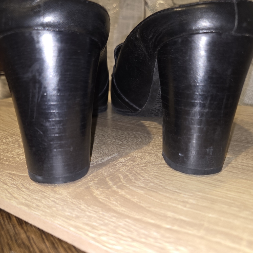 Etienne Aigner Black Women's Mules - Picture 6 of 10